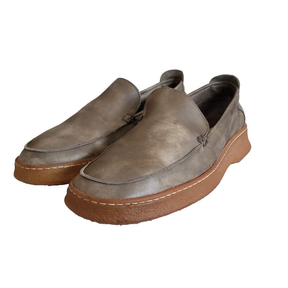 Camper Women's Loafers Slip On Gray Leather Comfort Shoes 2526‎ Size 11M EU 41